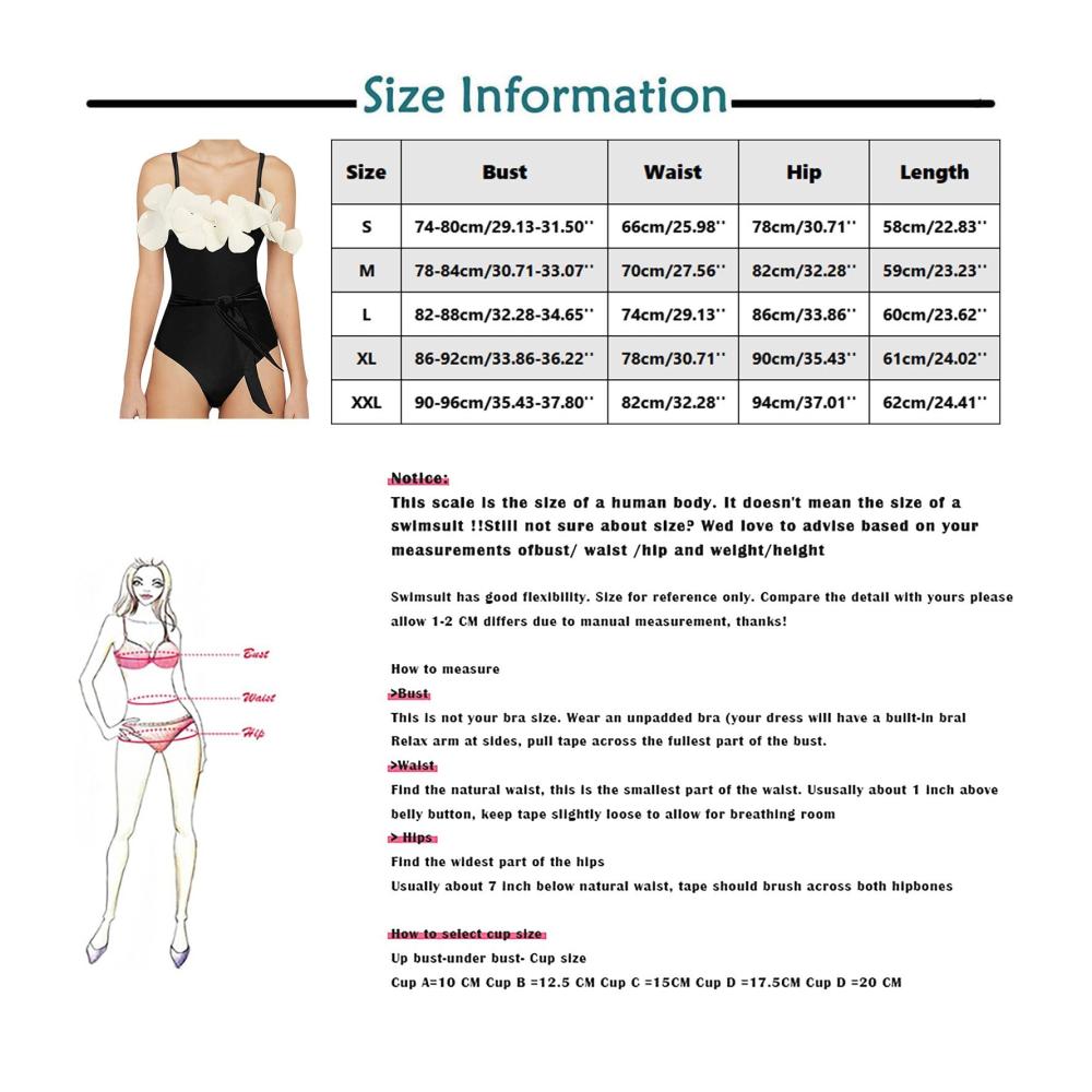 Figurformender Monokini für Damen - Einteiliger Badeanzug mit Bauchweg-Effekt Sexy Bademode für Damen - Sportlich und Schlankheitsfördernd