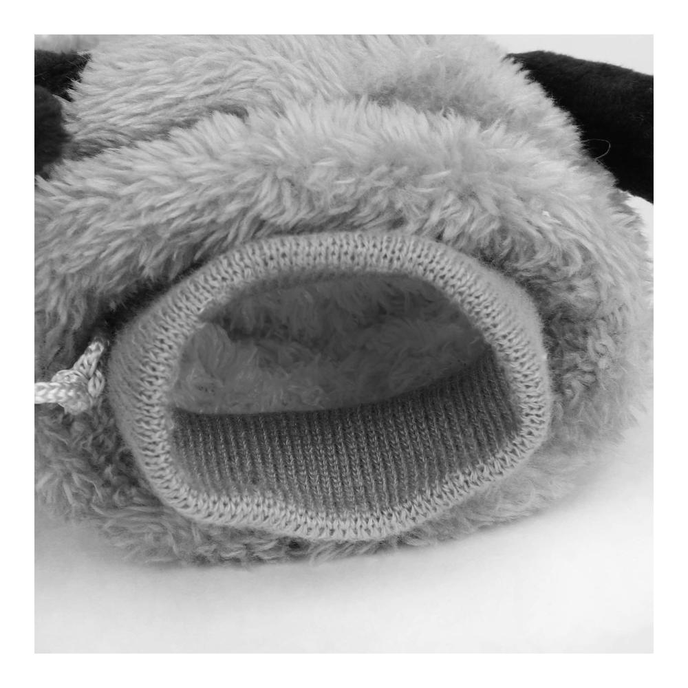 Plüschige Winterhandschuhe für Damen Kinder & Cartoon-Fans - Winddichte verdickte Fausthandschuhe mit Schlüsselband für drinnen & draußen