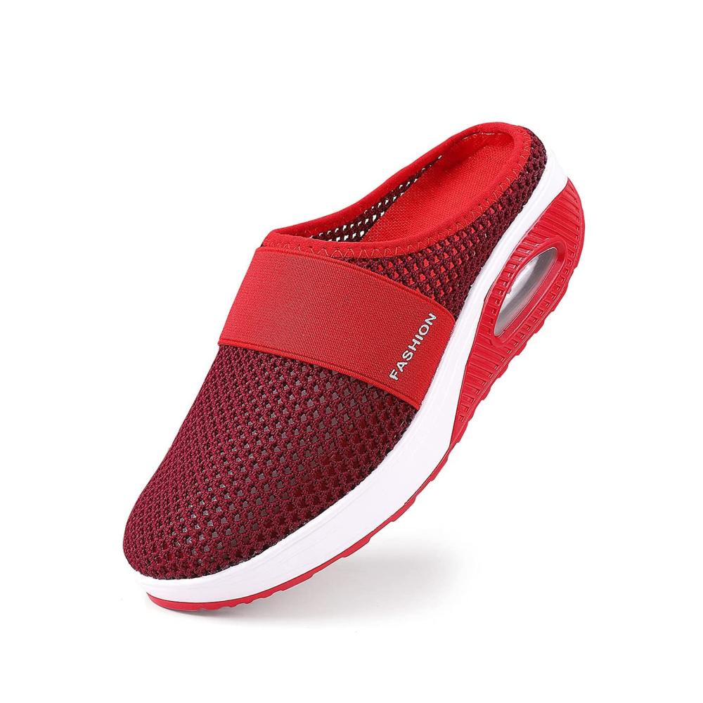 Orthopädische Diabetiker-Wanderschuhe für Damen | Luftkissen Fußgewölbeunterstützung Atmungsaktivität | Lässige Outdoor-Schuhe mit gestricktem Mesh