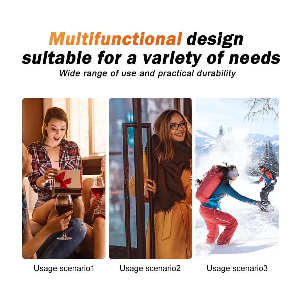 Winter-Sport-Stirnbänder - 4er Set Damen Stirnbänder Verdickt Gestrickt für Outdoor-Aktivitäten