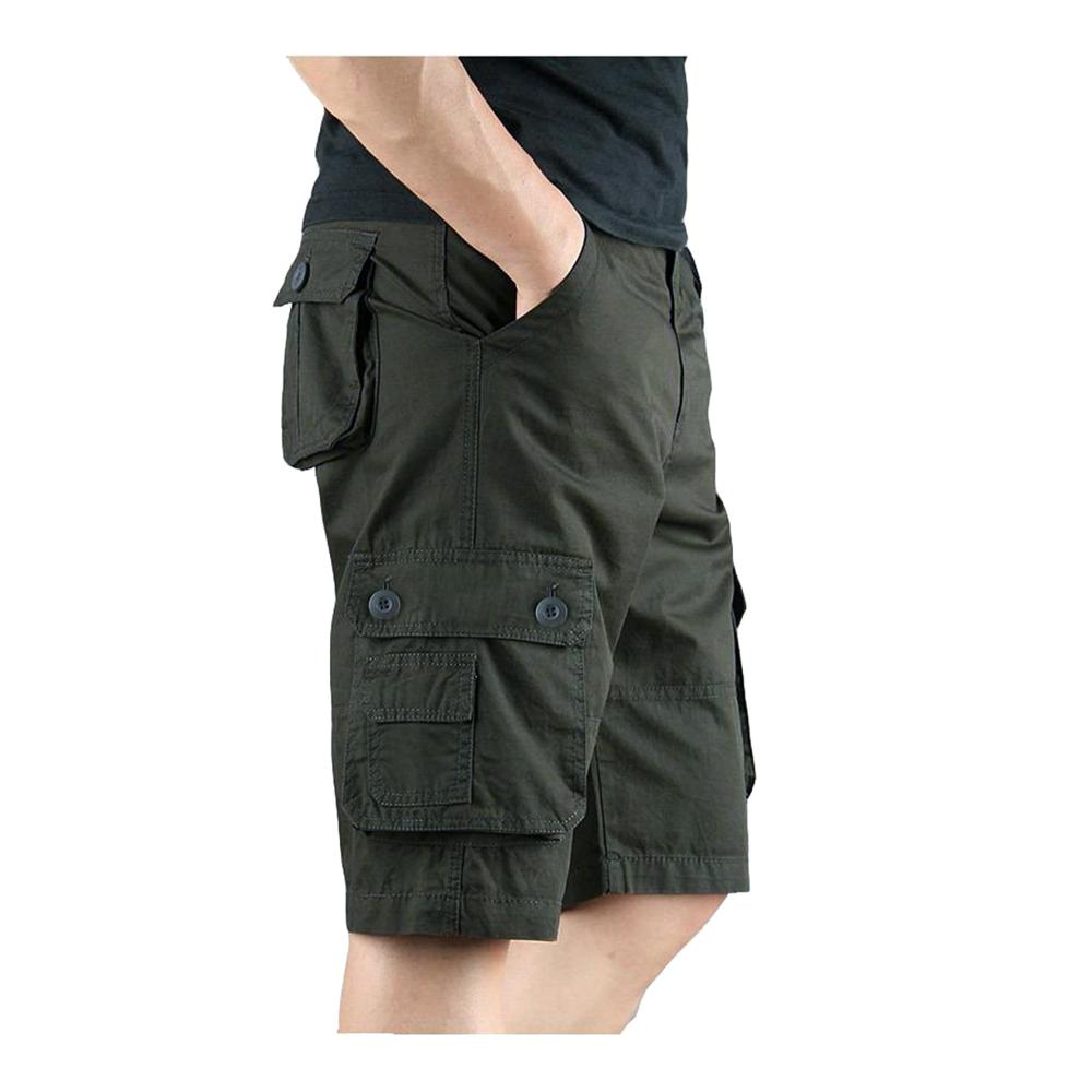 Herren Sportshorts Sommerliche Sweatshorts mit elastischem Bund & Taschen