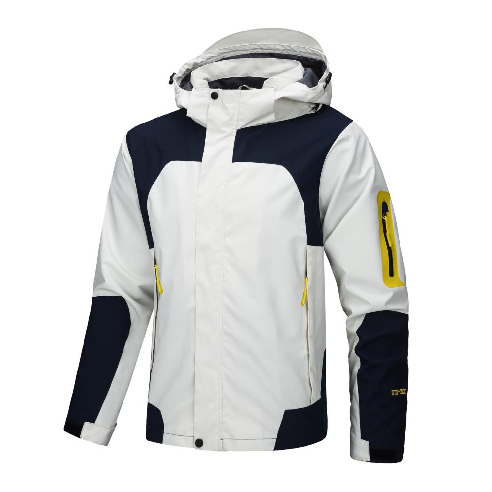 Herren Outdoorjacke - Winddichte Softshelljacke mit Abtrennbarer Kapuze für Freizeit und Übergänge