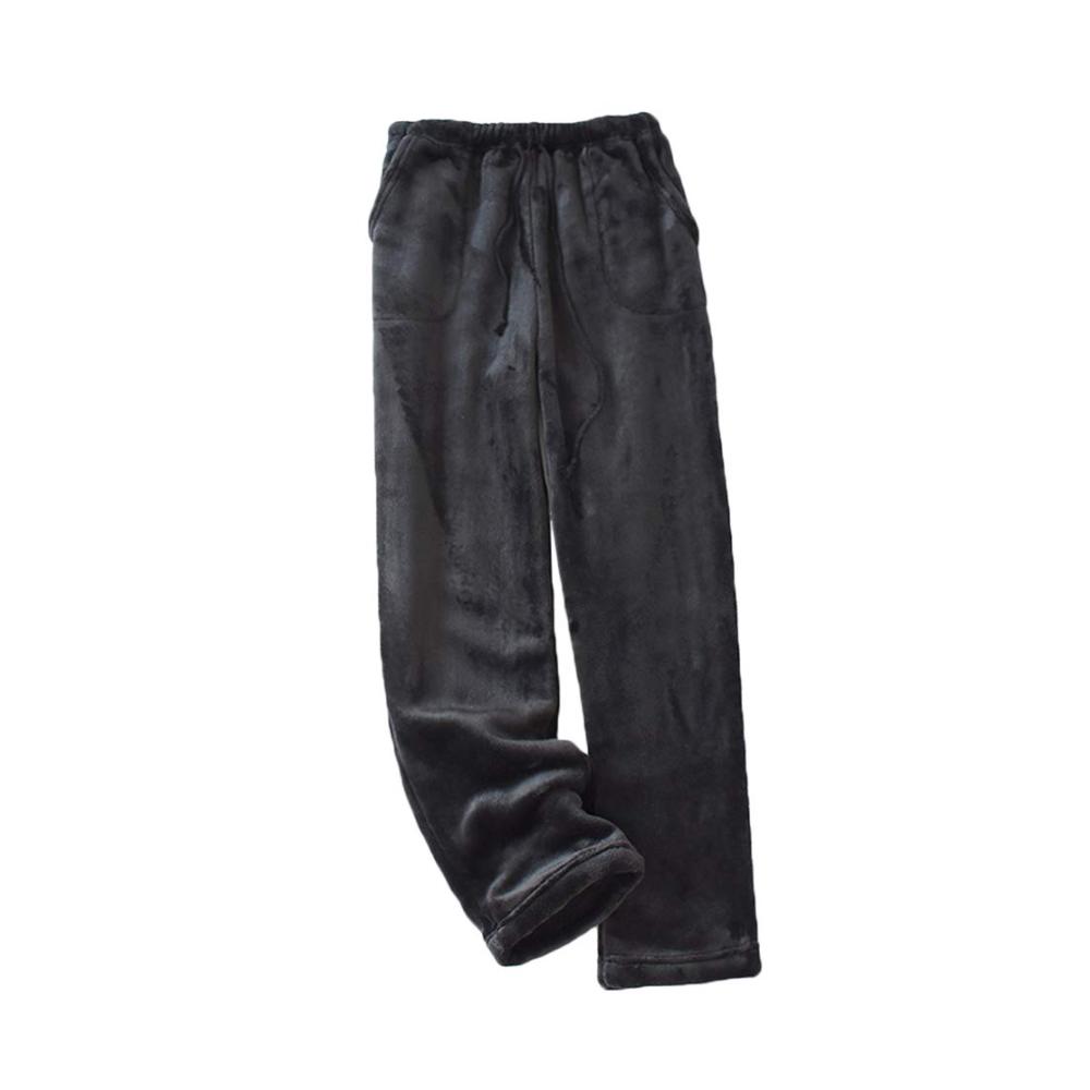 Plüsch-Fleece Schlafanzughose Warme Unisex Pyjamahose - Damen/Herren Home Freizeithose