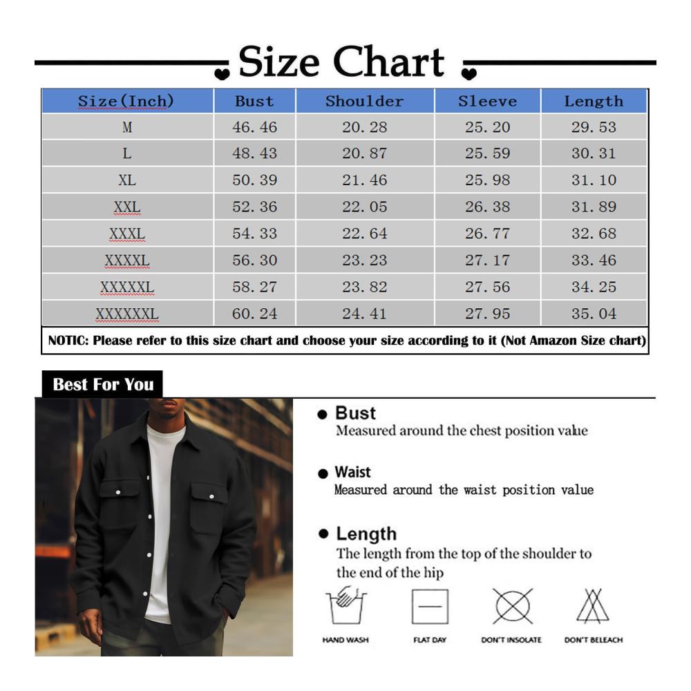 Herren Freizeithemden Cordjacke Langarm Regular Fit - Vintage Button-Up Hemdjacke