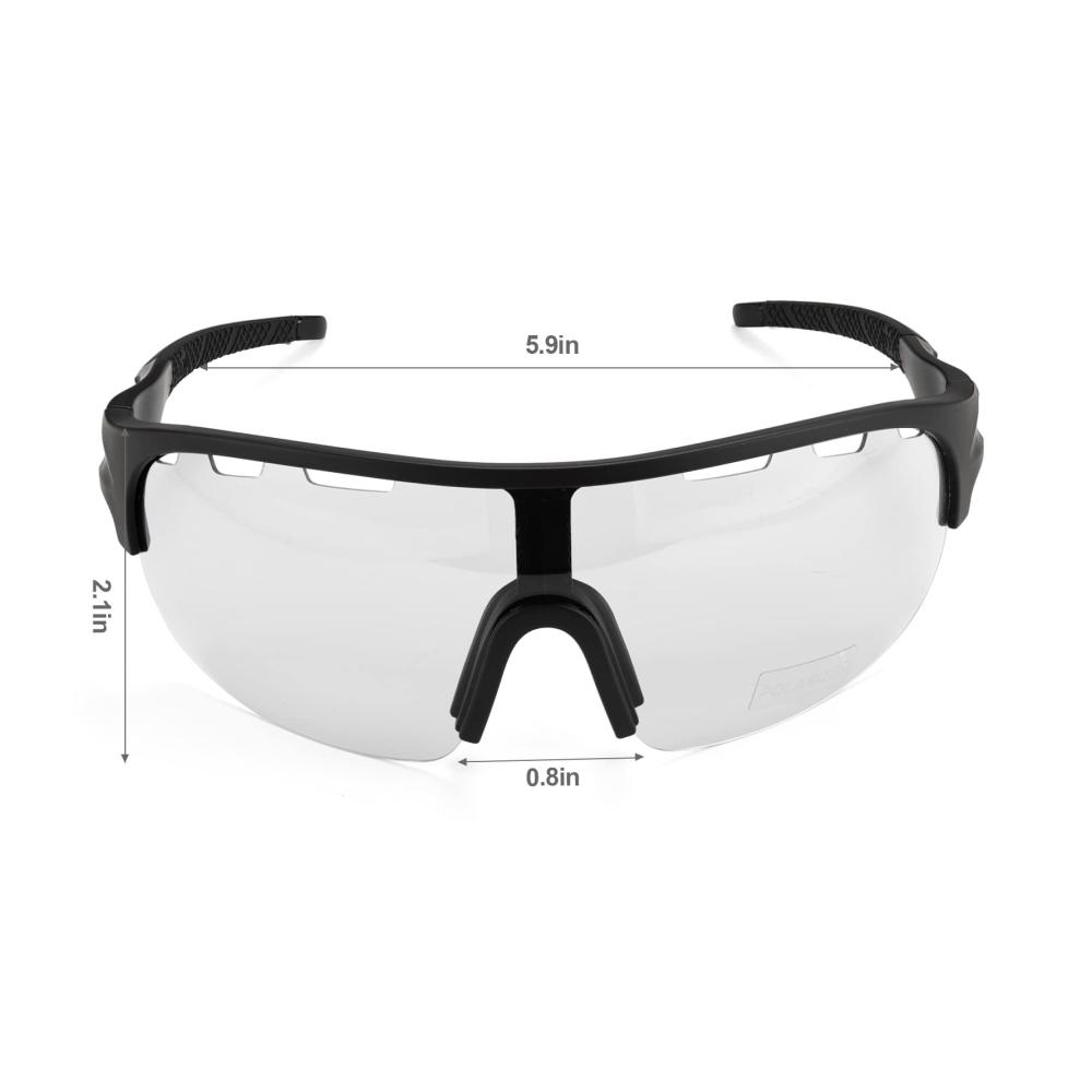 Fahrrad-Sonnenbrille Selbsttönend Polarisiert Winddicht - UV400 Schutz für Herren und Damen