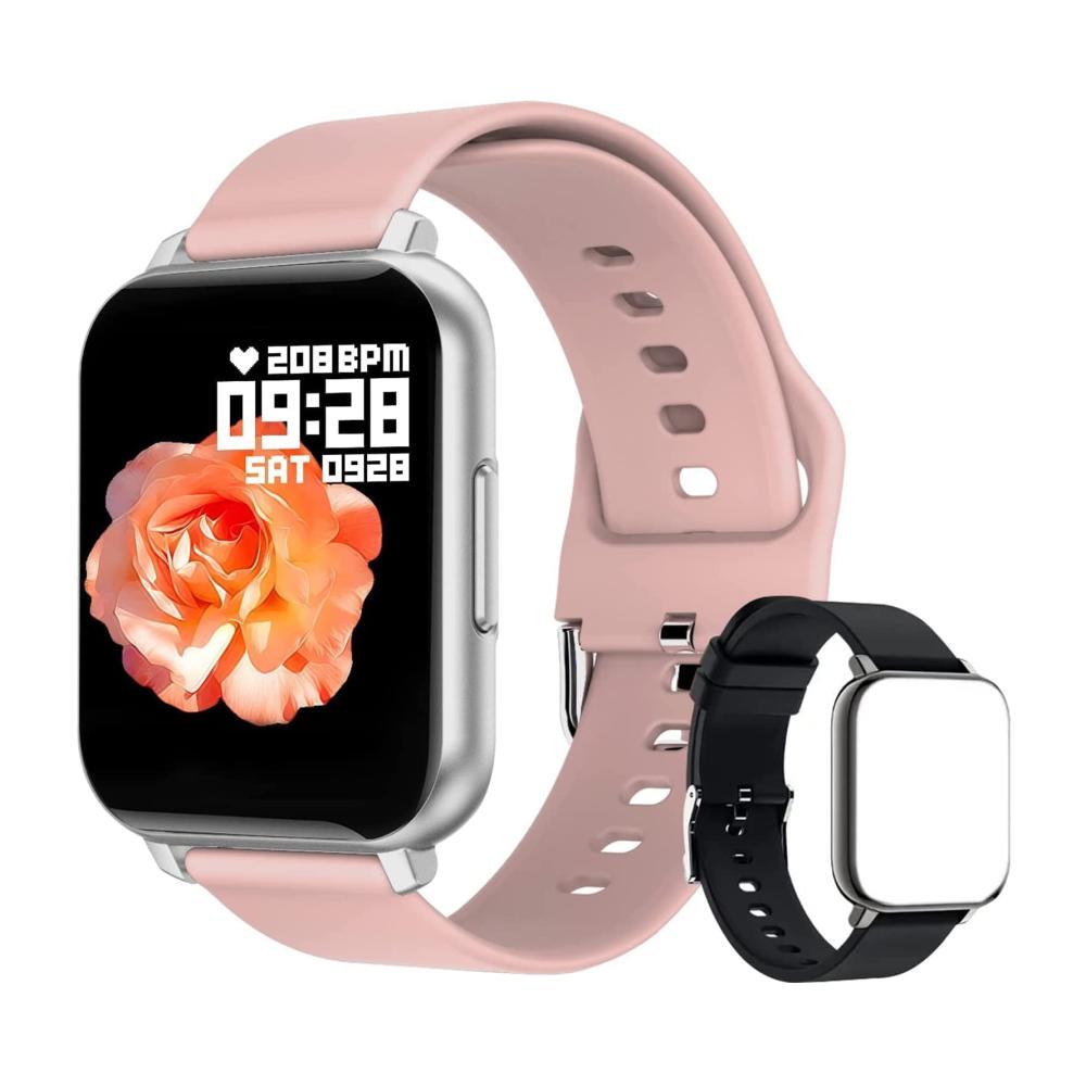 Fashion Smartwatches YIUTERA - IP67 Wasserdichte Smartwatch mit 155 Zoll Display Blutdruckmessung Herzfrequenz Schlafmonitor Sportuhr und Schrittzähler - Für Damen und Herren im Trend