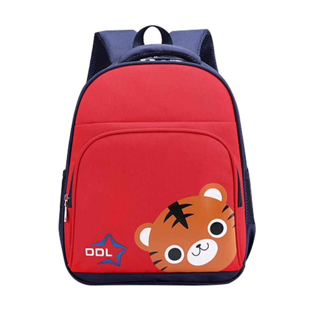Kindergartenrucksack mit Cartoon Tiger - Perfekter Begleiter für Mädchen (3-6 Jahre