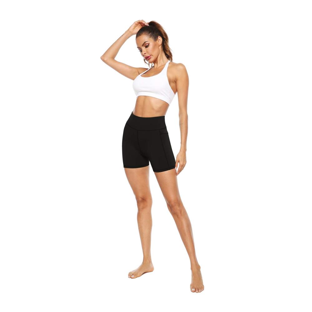 JOYSPELS Damen Radlerhose - Hochtaillierte Kurze Leggings für Sport und Laufen