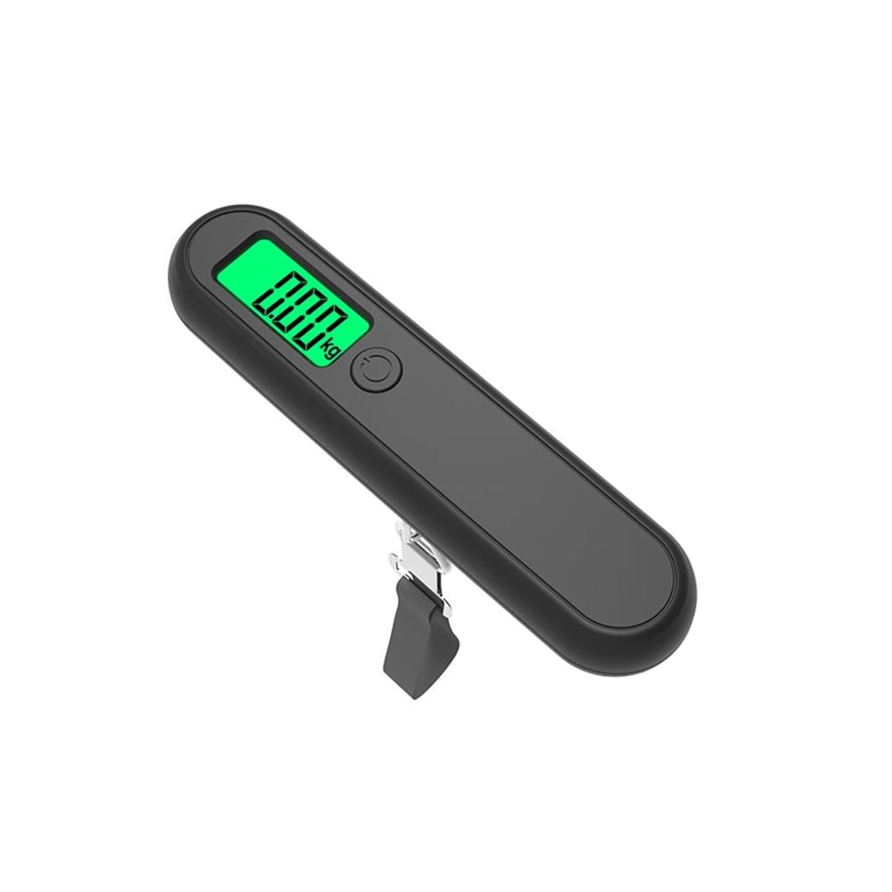 Digitale Gepäckwaage Tragbare Reisewaage mit hintergrundbeleuchtetem LCD-Display 50 kg Kapazität für präzises Wiegen – Ideal für Reisende
