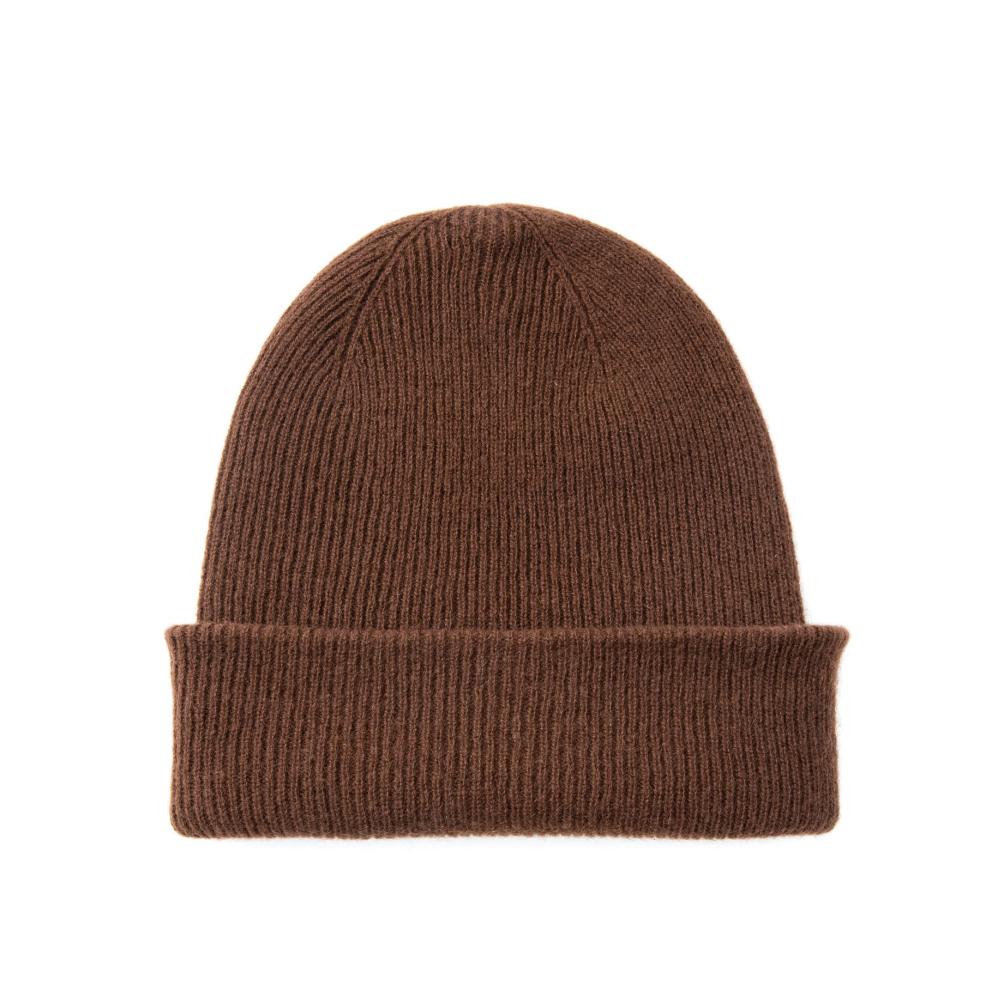 Damen Strickmütze Hochwertige 100% reine Kaschmir Dual-Layer Wintermütze - Dicke weiche & warme Skikappe für Damen