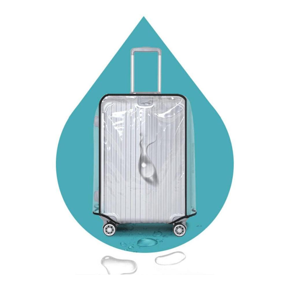 762 cm Transparente PVC-Kofferabdeckung Robust Wasserdichter Schutz für Gepäck