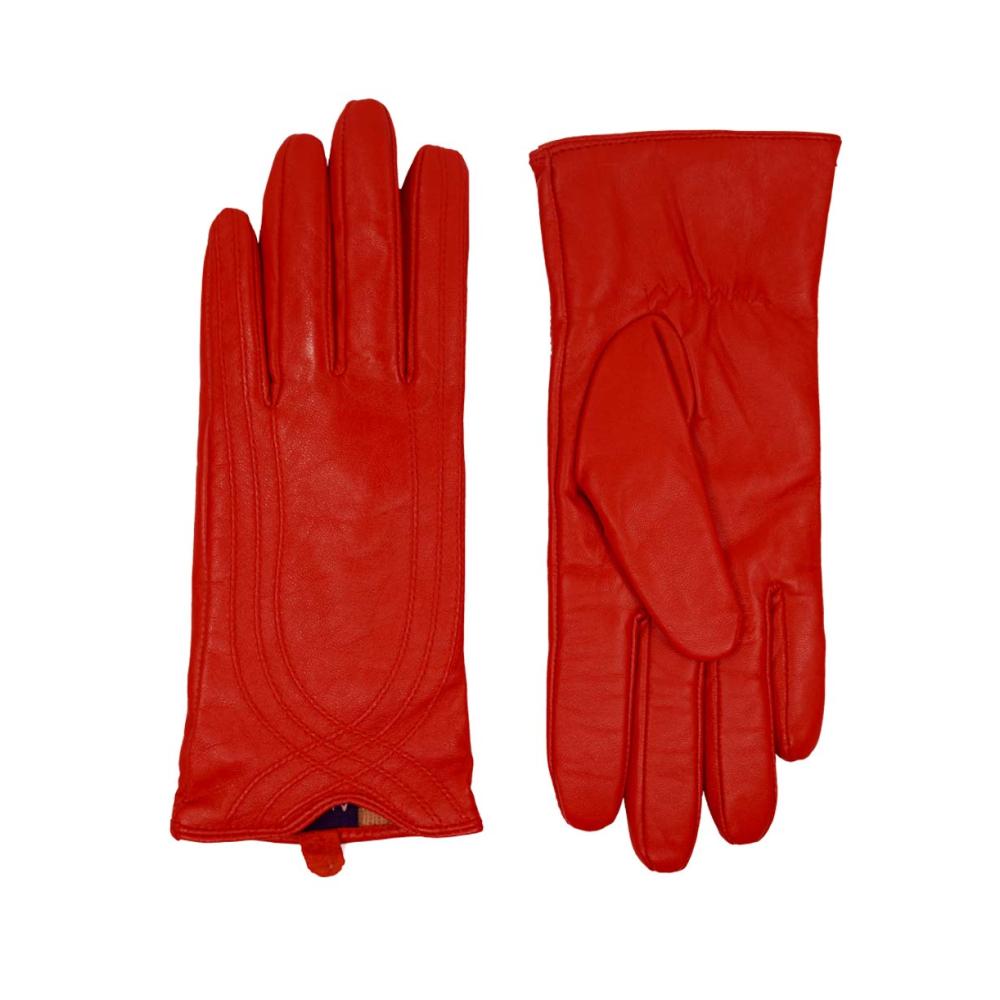 Elegante Damen Lederhandschuhe mit Touchscreen-Funktion Warme Winterhandschuhe aus Lammfell für den Outdoor-Einsatz