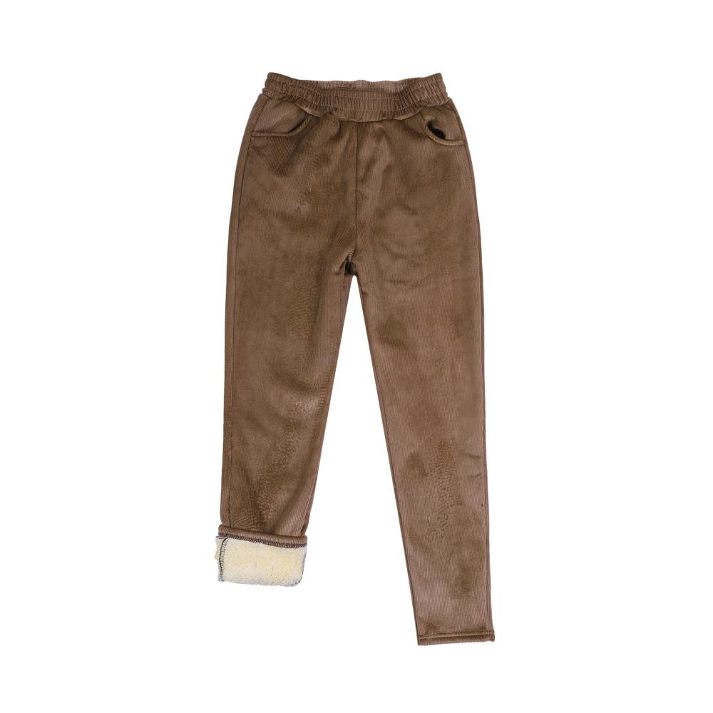 Wintermode Damen Cordhose mit High Waist und Thermofutter - Stilvolle Jogginghose für kalte Tage