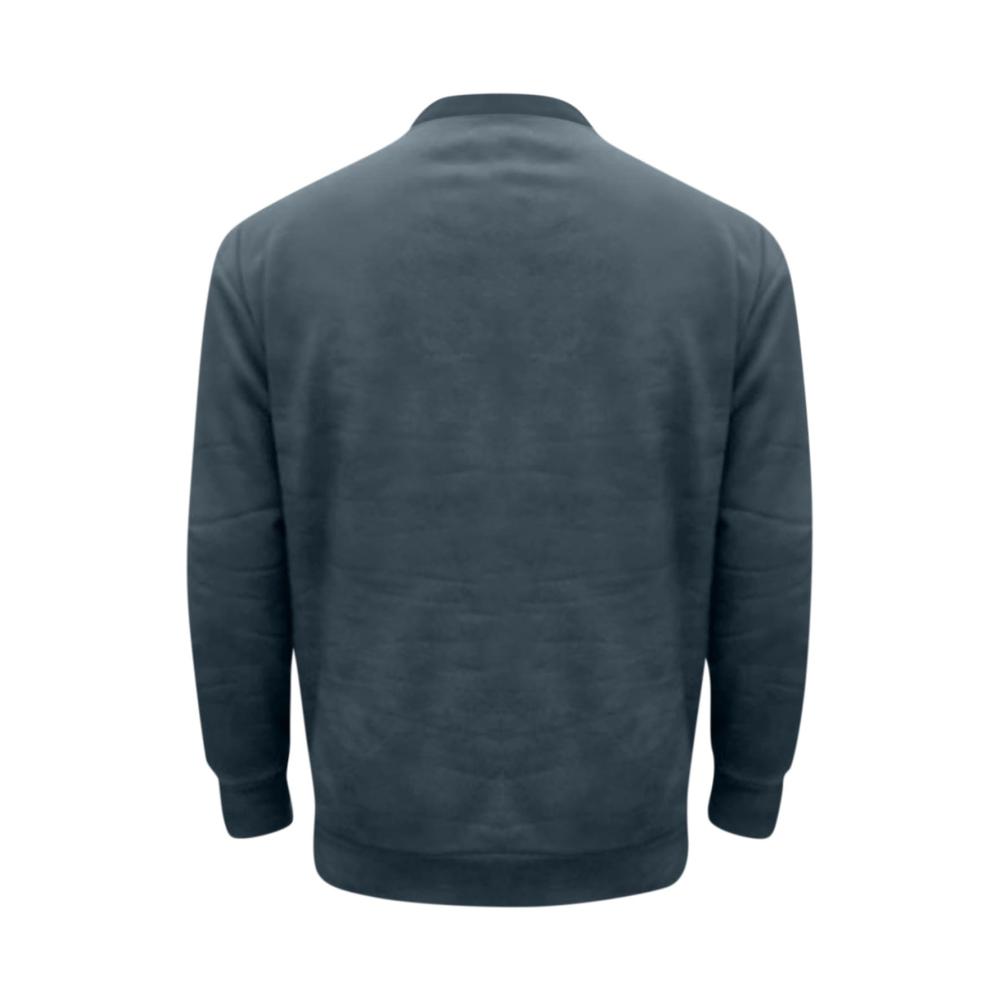 Herren Winter Fleece Pullover - Langarm Casual Outdoor Sweatshirt Rundhals Herbst Hemd mit Knopfleiste Atmungsaktiv und Sportlich