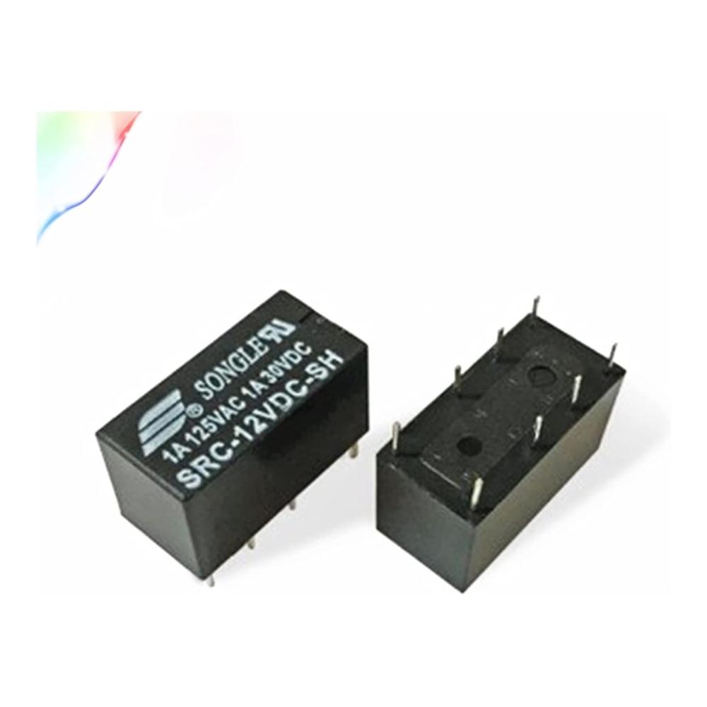 Schaltbare Leistung Hochwertige Schuhe Relais im 5er-Pack - SRC-05VDC-SH SRC-12VDC-SH SRC-24VDC-SH (Größe SRC 12VDC SH