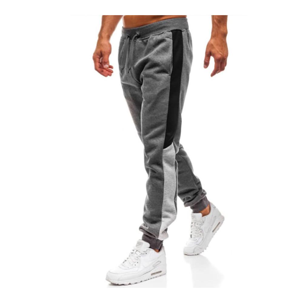 Herren Jogginghose mit Streifenmuster für Laufen und Freizeit - Sportliche Trainingshose Cargo Pants und Sweatpants im Jogger-Style