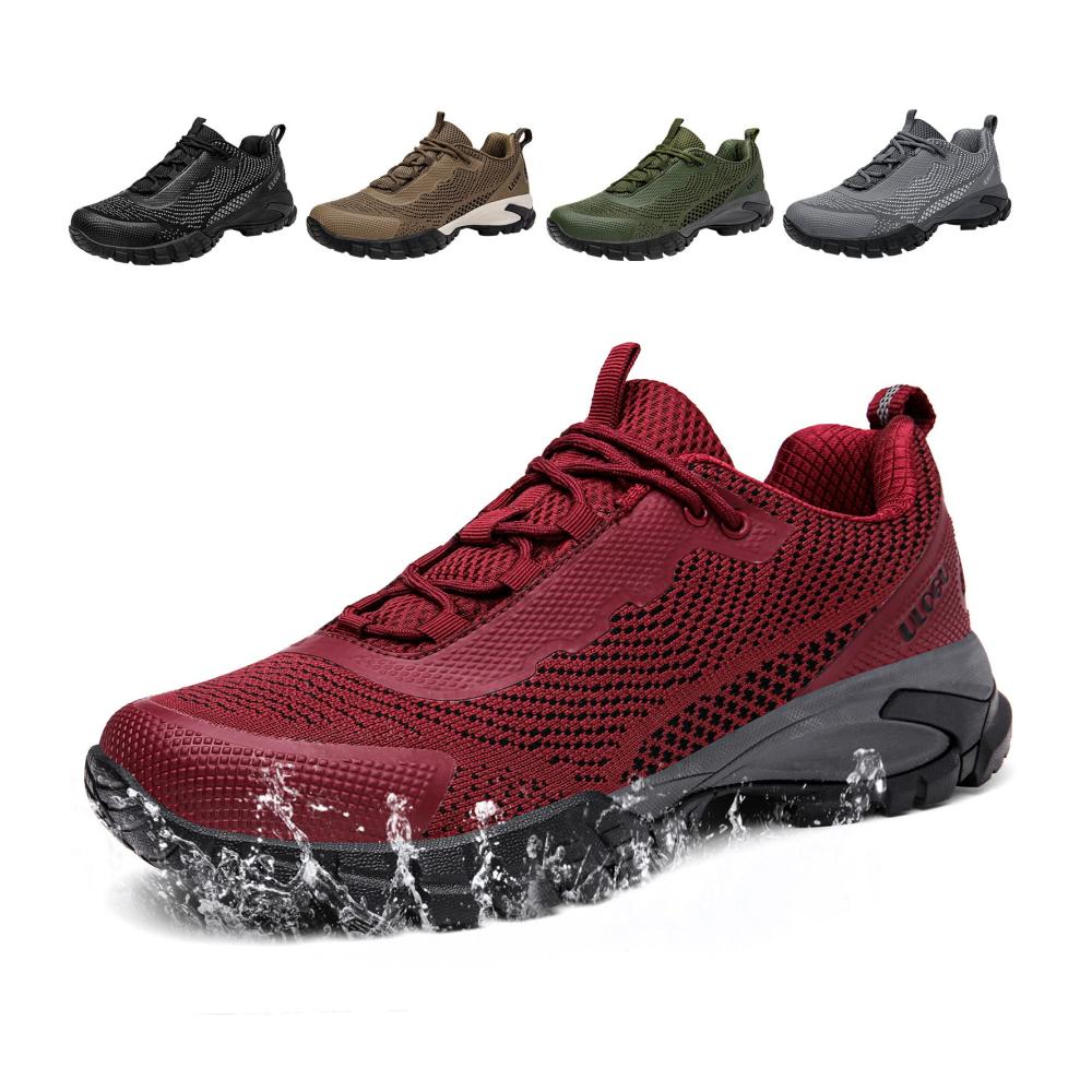 Wasserdichte Trekking- & Wanderschuhe für Herren und Damen | Leichte atmungsaktive Trekkingschuhe für Outdoor-Aktivitäten - Rutschfeste Berg- und Kletterschuhe