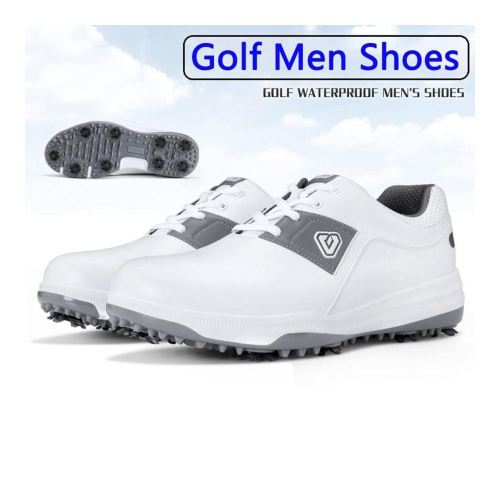 Herren Golfschuhe Spikeless Wasserdicht Leicht & Profi Golf Trainer