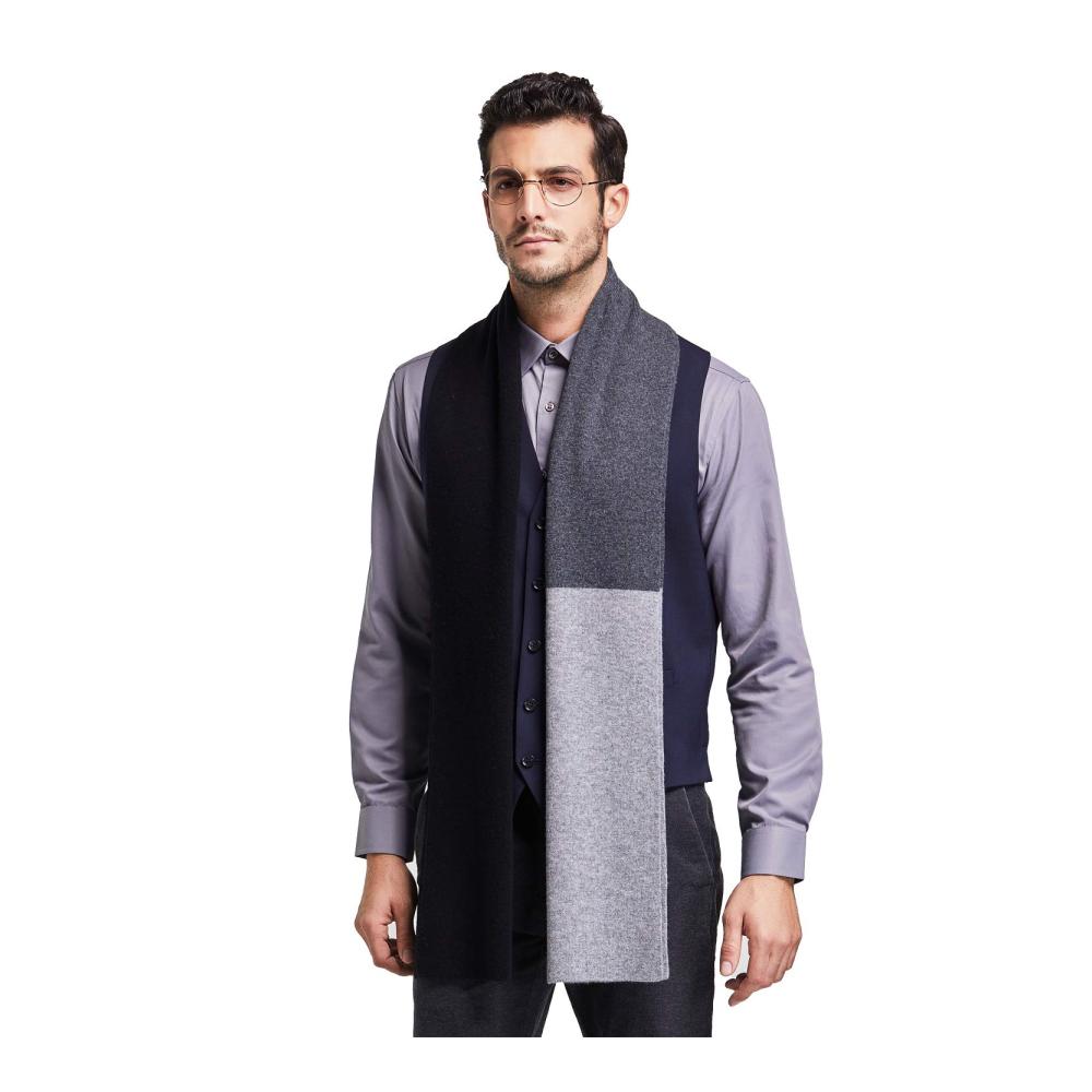 Winterschal Herren 100% Merinowolle - Premium Warm & Weich