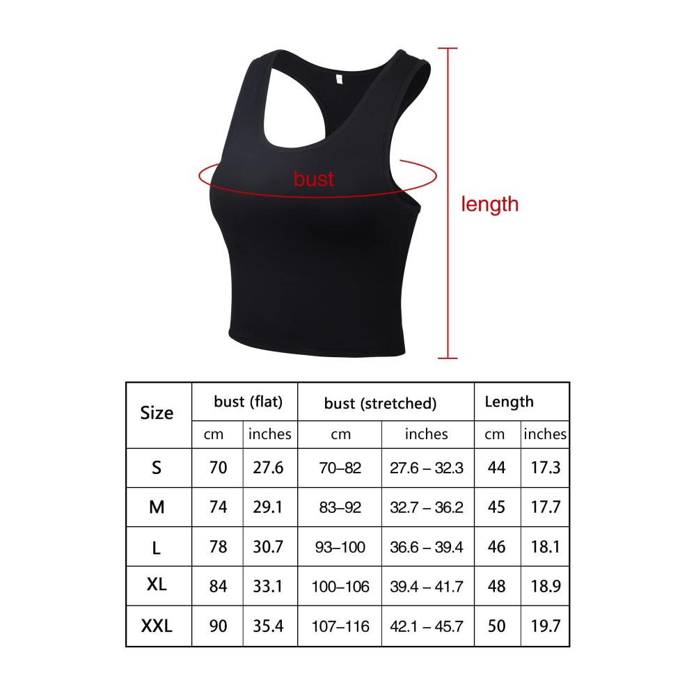 BOAO Womens 4-Piece Sleeveless Racerback Crop Tank Tops Set for Sporty Style - Essential Tank Tops & Strappy Tops for a Trendy Look