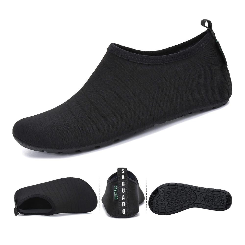 Schnell trocknende Aqua Badeschuhe für Herren und Damen - Ideale Schwimmschuhe für Strand und Pool