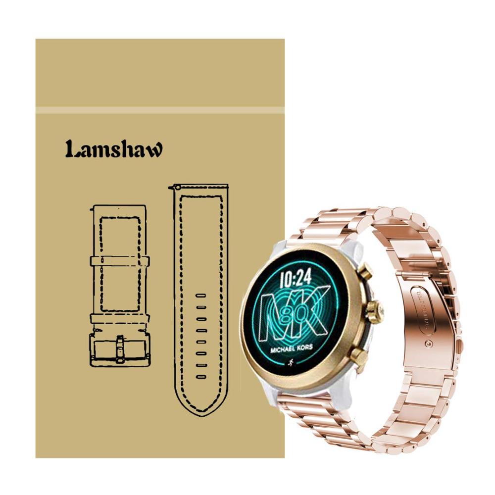 Michael Kors MKGO Classic Edelstahl Uhrenarmband - Kompatibles Armband für MKGO Smartwatch