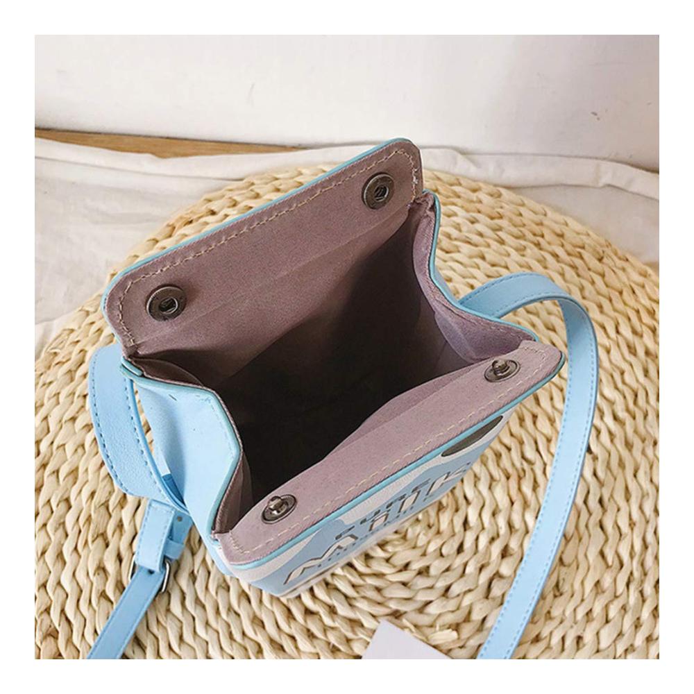 Milchkarton-Design Umhängetasche Haplws Strawberry Milk Box Crossbody Bag & Pen Box
