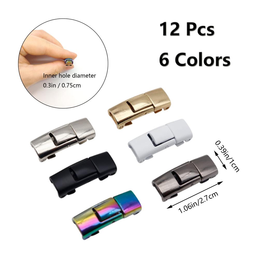 Elastische Schnürsenkel Niuhong - 12 Stück Lazy Schuhband Verschlüsse für Sneaker Sportschuhe Wanderschuhe - Kinder und Erwachsene ohne Binden Schuhsenkel Praktische Schnalle für Freizeitschuhe