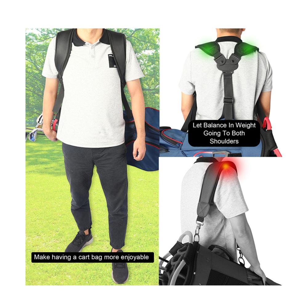 Golftasche Schultergurt Ersatz - Verstellbare Taschengurte für sicheren Halt - Rutschfester Umhängetaschengurt wasserdicht und stark - Ideal für Laptoptaschen & mehr