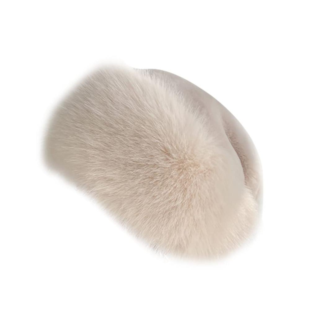 Fliegermütze Asudaro Damen Winterfellmütze mit Kunstpelz & Fuchspelz Warme Baskenmütze für Schnee