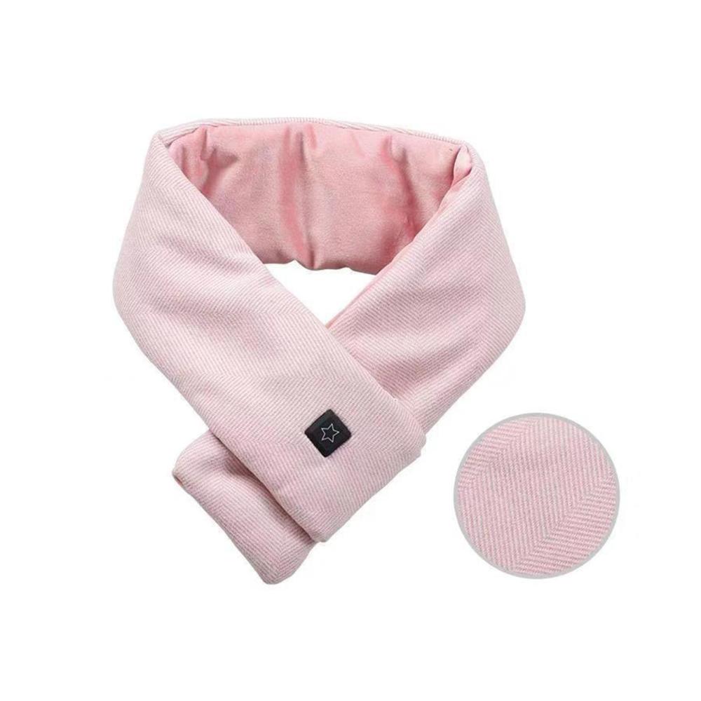 Beheizter Schal mit USB-Ladefunktion | Elektrisches Nackenheizkissen für Outdoor-Aktivitäten und kaltes Wetter | Damen und Herren Oat - 3 Heizstufen weich und warm