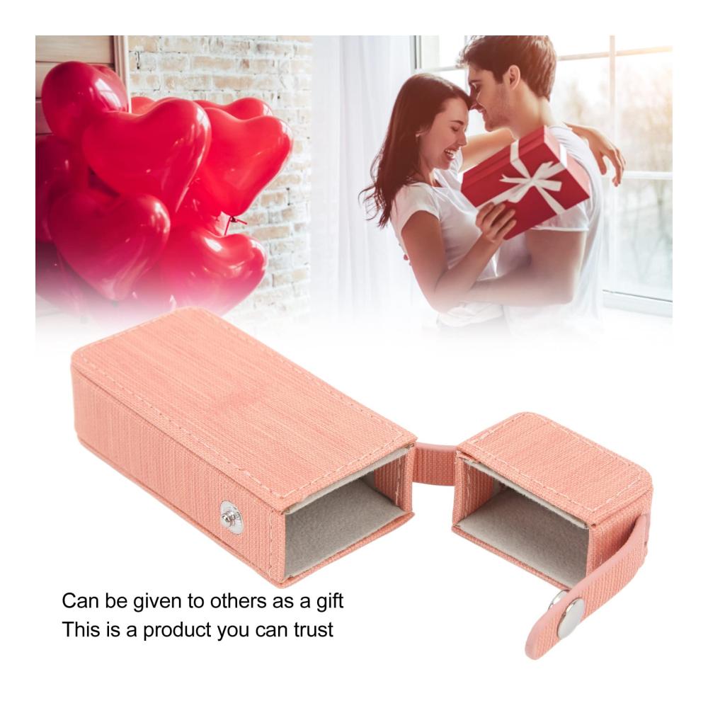 Zigarettenetui Pu-Etui Wasserdichtes Retro-Design mit Schnallen - Aufbewahrungsbox für Männer (Rosa