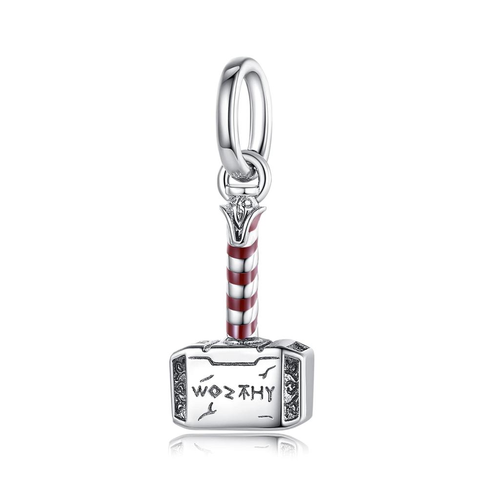 925 Sterling Silber Bead Charms - Cartoon Monster Anhänger mit Zirkonia für Europäische Armbänder und Halskette - Schmuck Geschenk für Weihnachten Valentinstag Muttertag