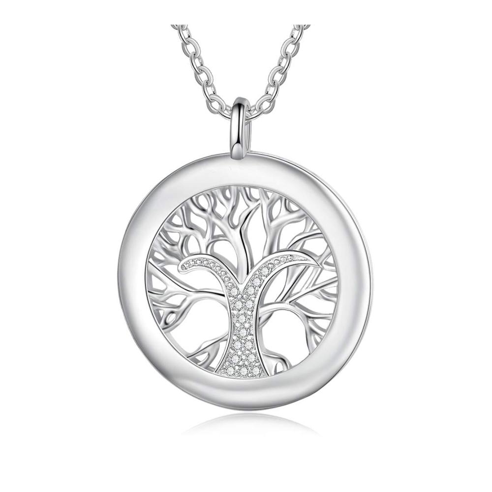 Personalisierte Baum des Lebens Ketten Familien-Schmuck für Damen - Muttertag & Geburtstagsgeschenk