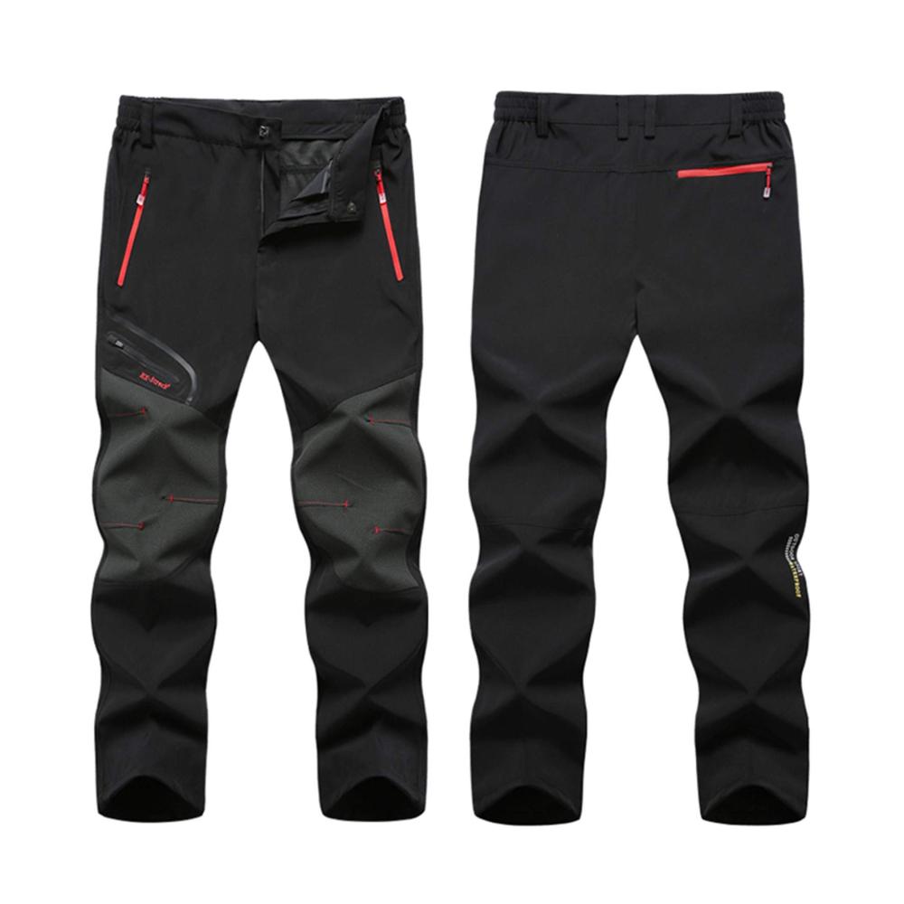 Herren Schneehose Warme Outdoorhose für Ski Fahrrad Hiking - Bunte Softshellhose für Winteraktivitäten