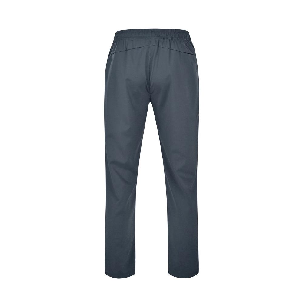 Herren Graue Jogginghose Leichte Sweatpants mit Stretch Reißverschluss-Taschen & Luftigem Design