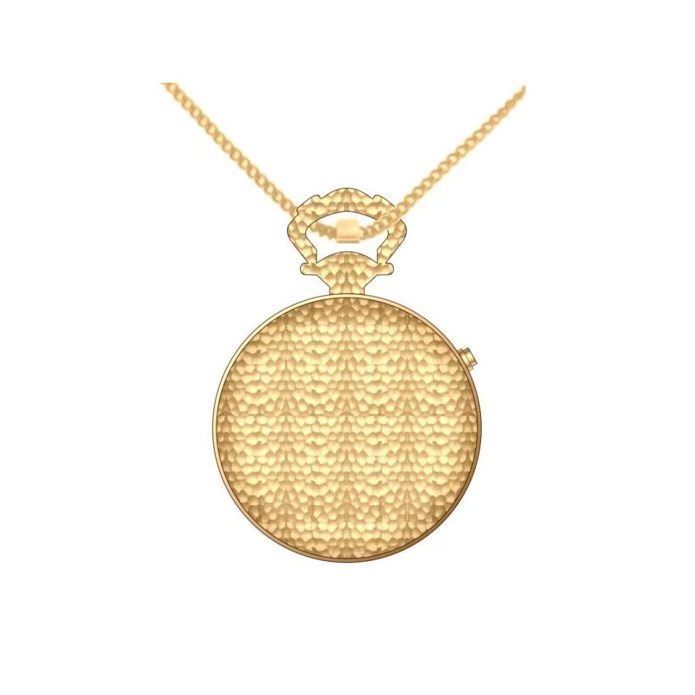 Deutsch sprechende Gold-Taschenuhr von QIATKWH Einfach zu tragen und bedienen