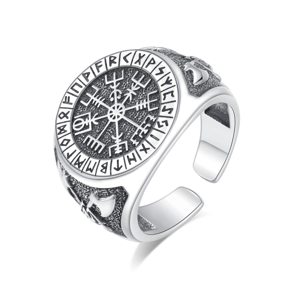 Ring Wikinger Kompass