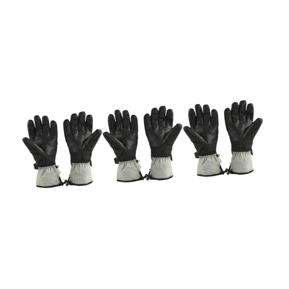 Beheizbare Skihandschuhe 3er-Set für Herren | Winter-Arbeitshandschuhe mit Elektroheizung | Tragbare Thermohandschuhe für Outdoor-Aktivitäten | Angelhandschuhe mit Wärmefunktion | Elektrische Winterhandschuhe