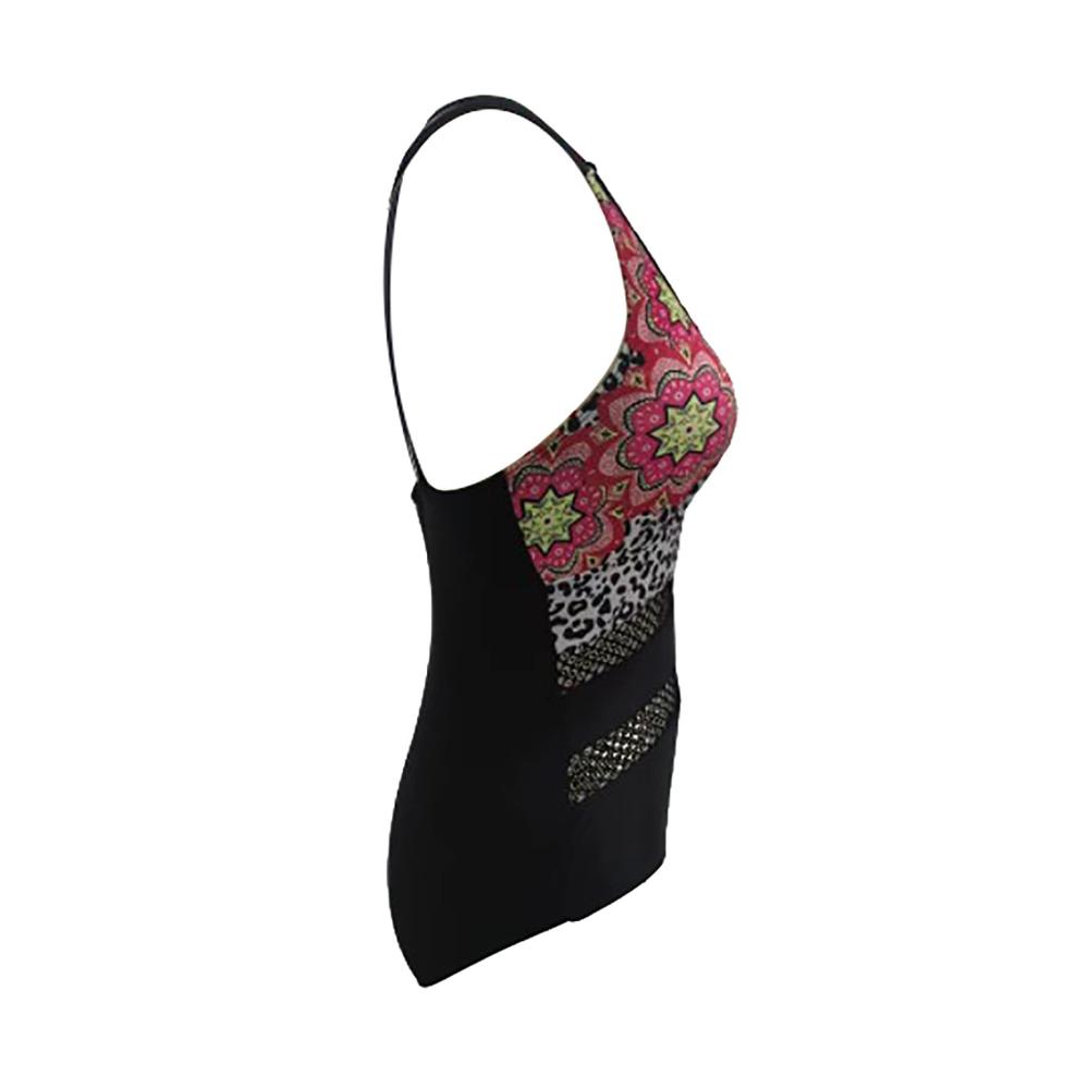 Monokini Damen Badeanzug | Figurformender Einteiler für Damen | Bauchweg Schlankheits Badeanzug mit Shaping Effekt | Schwarzer Sportlicher Monokini für Damen | Modischer Damen Badeanzug | Schlankheits Bademode für Damen