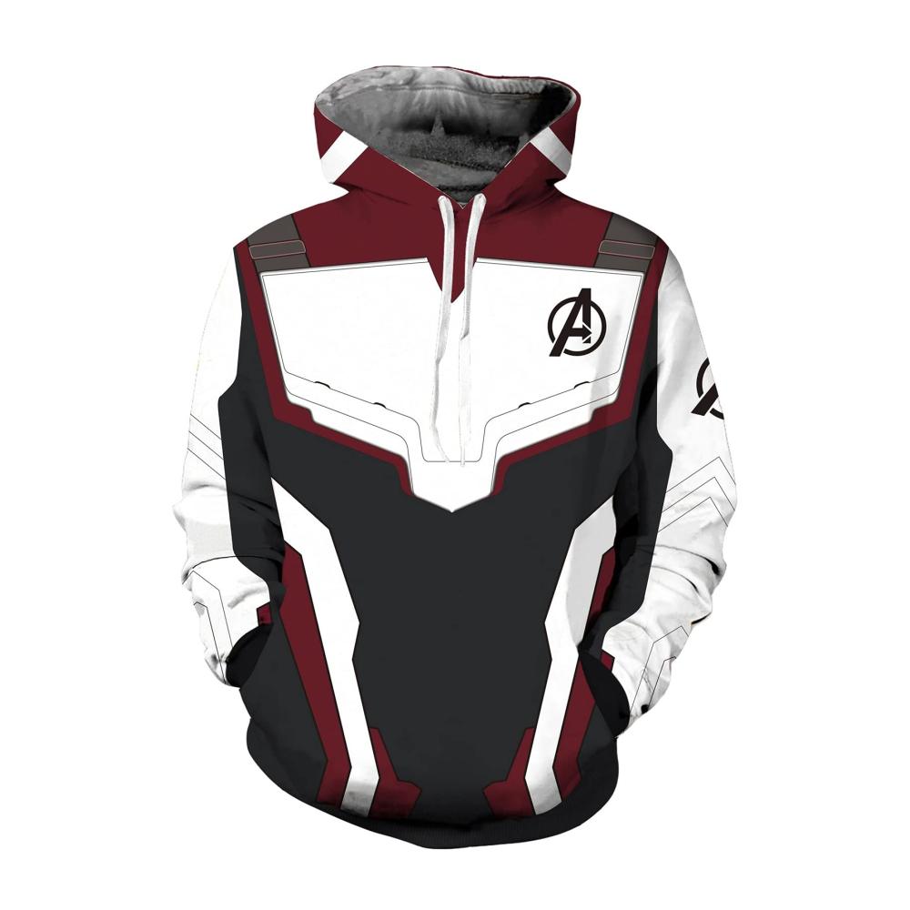Avengers Endgame Kapuzenpullover LGYCB Herren 3D Hoodie - Superhelden Sweatshirt für Erwachsene (M