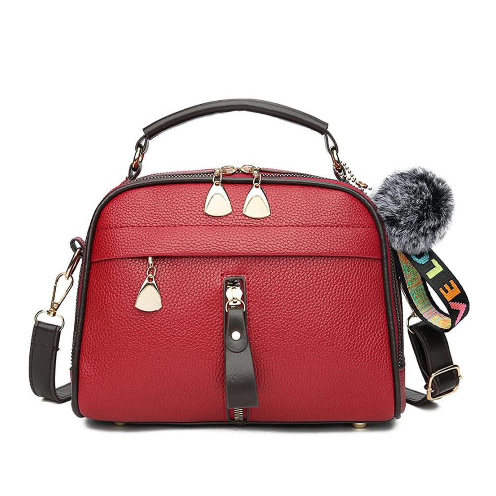 Damen Henkeltasche aus PU-Leder – Stilvolle Umhängetasche mit Tote-Funktion