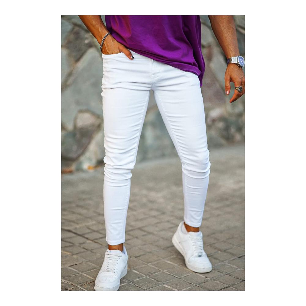 Skinny Stretch Jeanshose Herren | Designer Denim Hose | Männer Slim Fit Jeans - Trendige Herrenjeans