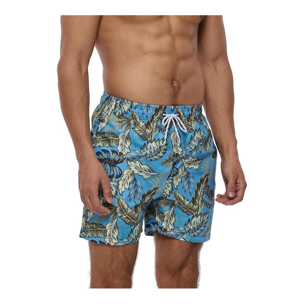 Schnelltrocknende Herren Badeshorts mit verstellbarem Kordelzug und Taschen – Lang geschnittene Schwimmhose für Freizeit und Bademode