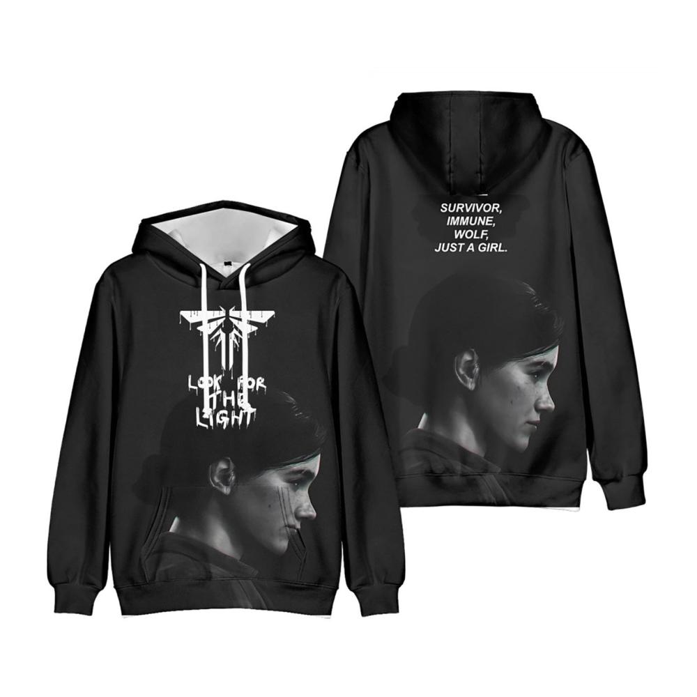 HNDB Drama Couple Hoodies - Last Ellie Game Inspired Matching Outfits for Men and Women Teen Cosplay Uniform Sweatshirts