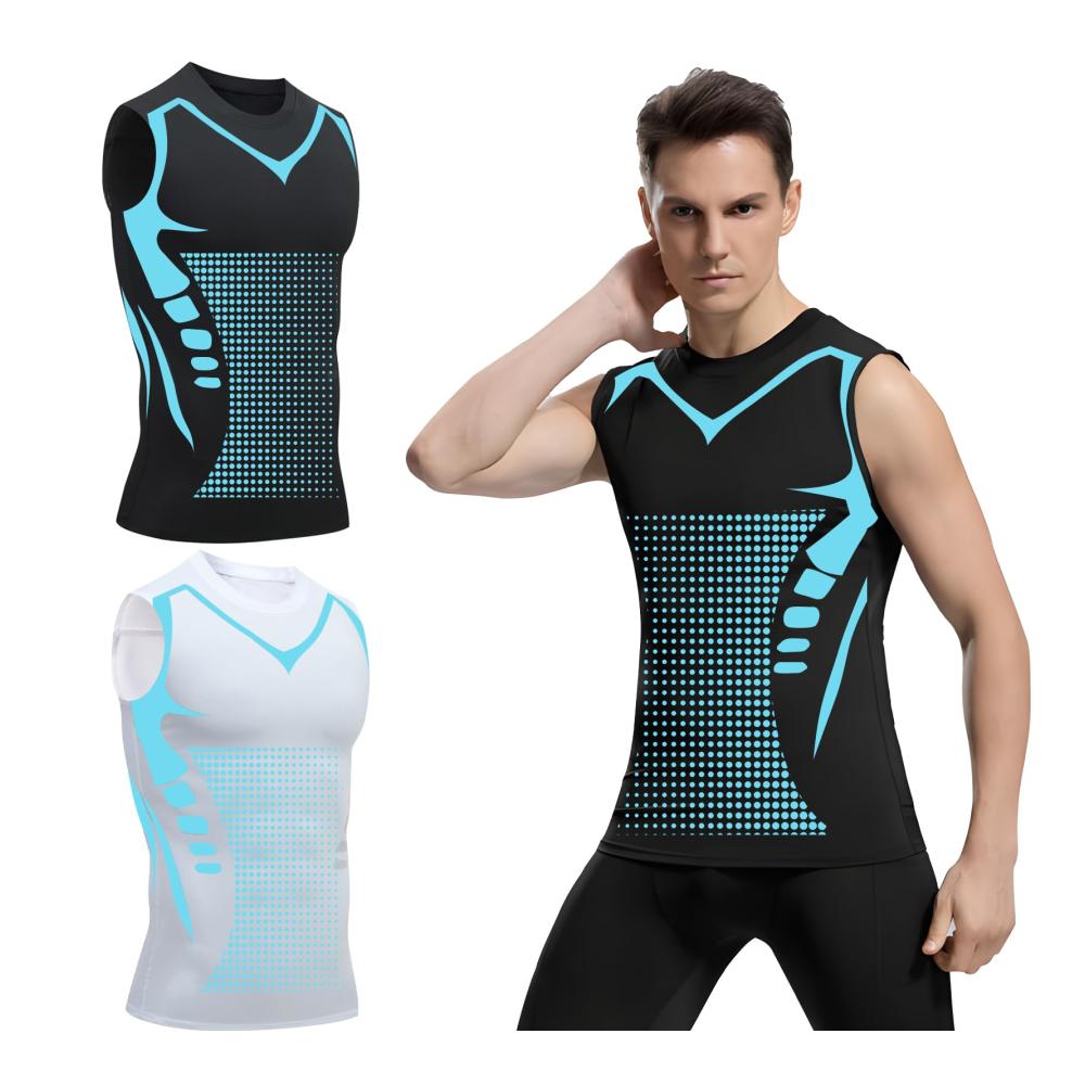Ionic Shaping Herren Unterhosen 2023 - 2er-Pack Komfortable Eis-Seiden-Gewebe in 2XL für den Aufbau eines perfekten Körpers