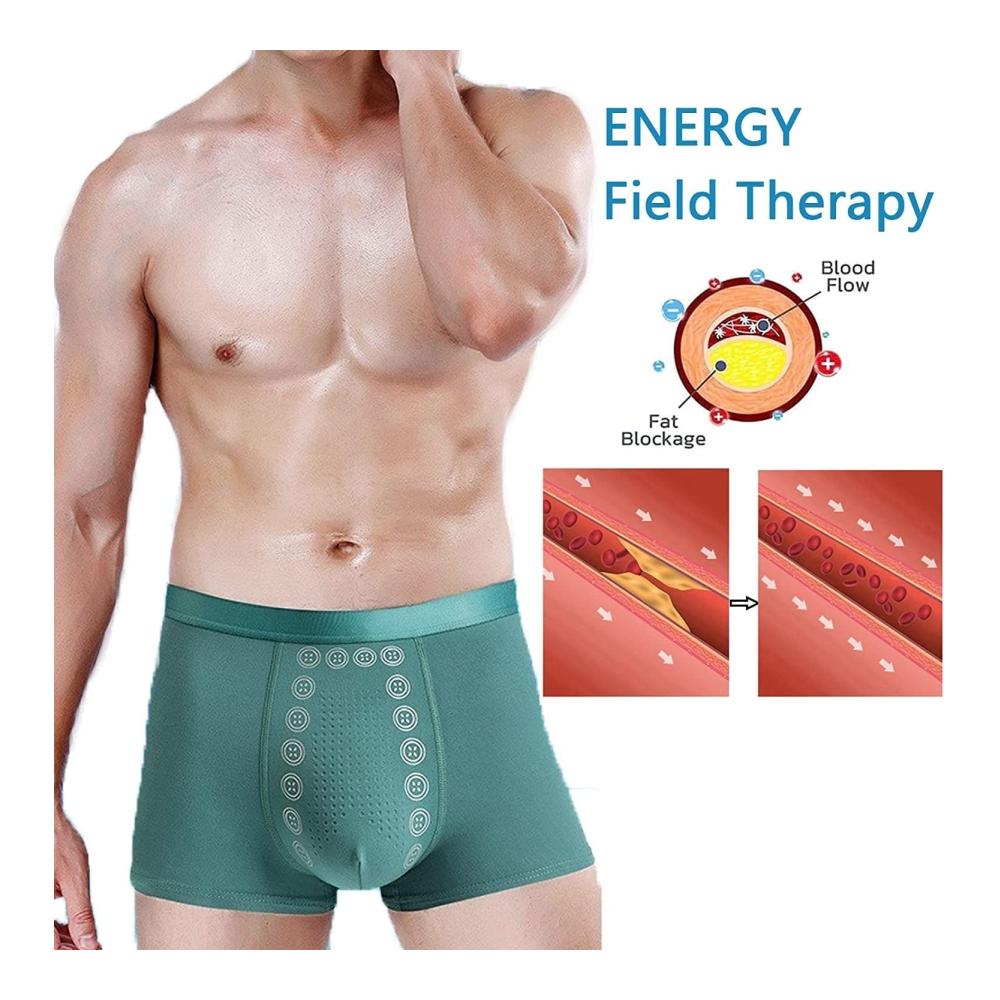 Energizing Retroshorts für Herren Lang anhaltende Wirkung für männliche Vitalität Härteverzögerung & Gewichtsmanagement (3er-Pack Größe L