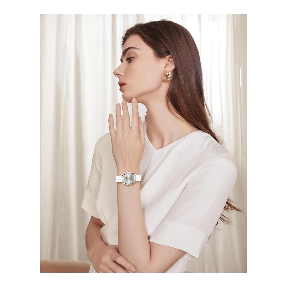 Frauen Leder Armbanduhr - Klassisch Wasserdicht Quartz Elegantes Geschenk