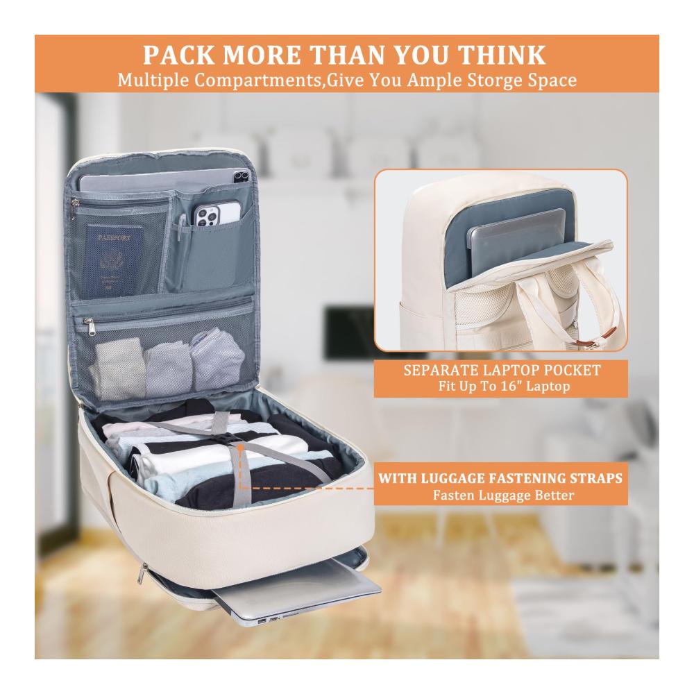 Handgepäck Rucksack für Easyjet und Wizzair - Praktische Reisetasche für Cabin Laptop passend für Flugzeugtasche und Travelite Carry-Ons