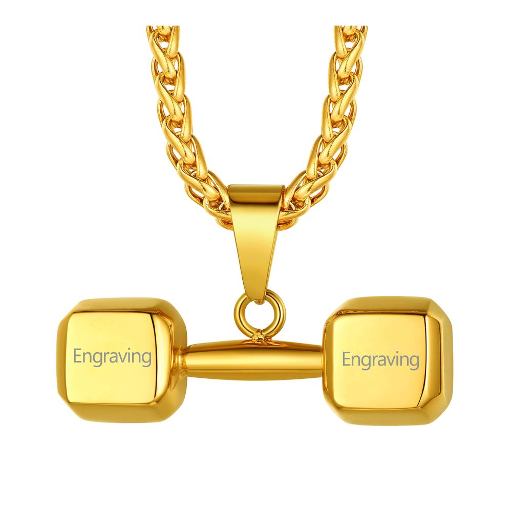 Kurzhanteln-gold(gravierbar)
